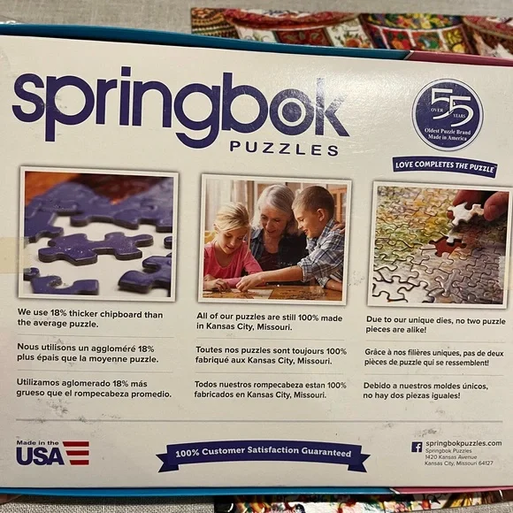 Springbok Puzzle - 500 Pieces - Cookie Tins - Picture 4 of 5